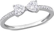 Julianna B. Moissanite Duo Heart Ring