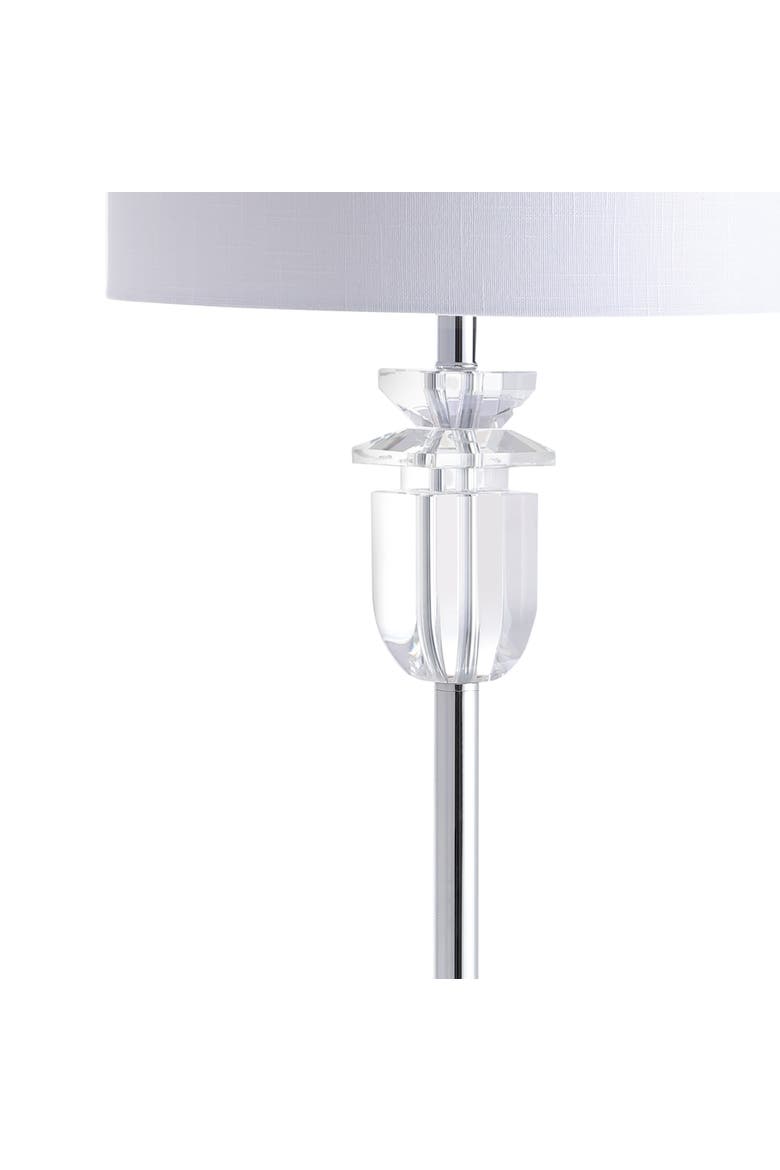 Aria Crystal/Metal LED Floor Lamp, Alternate, color, Clear/Chrome