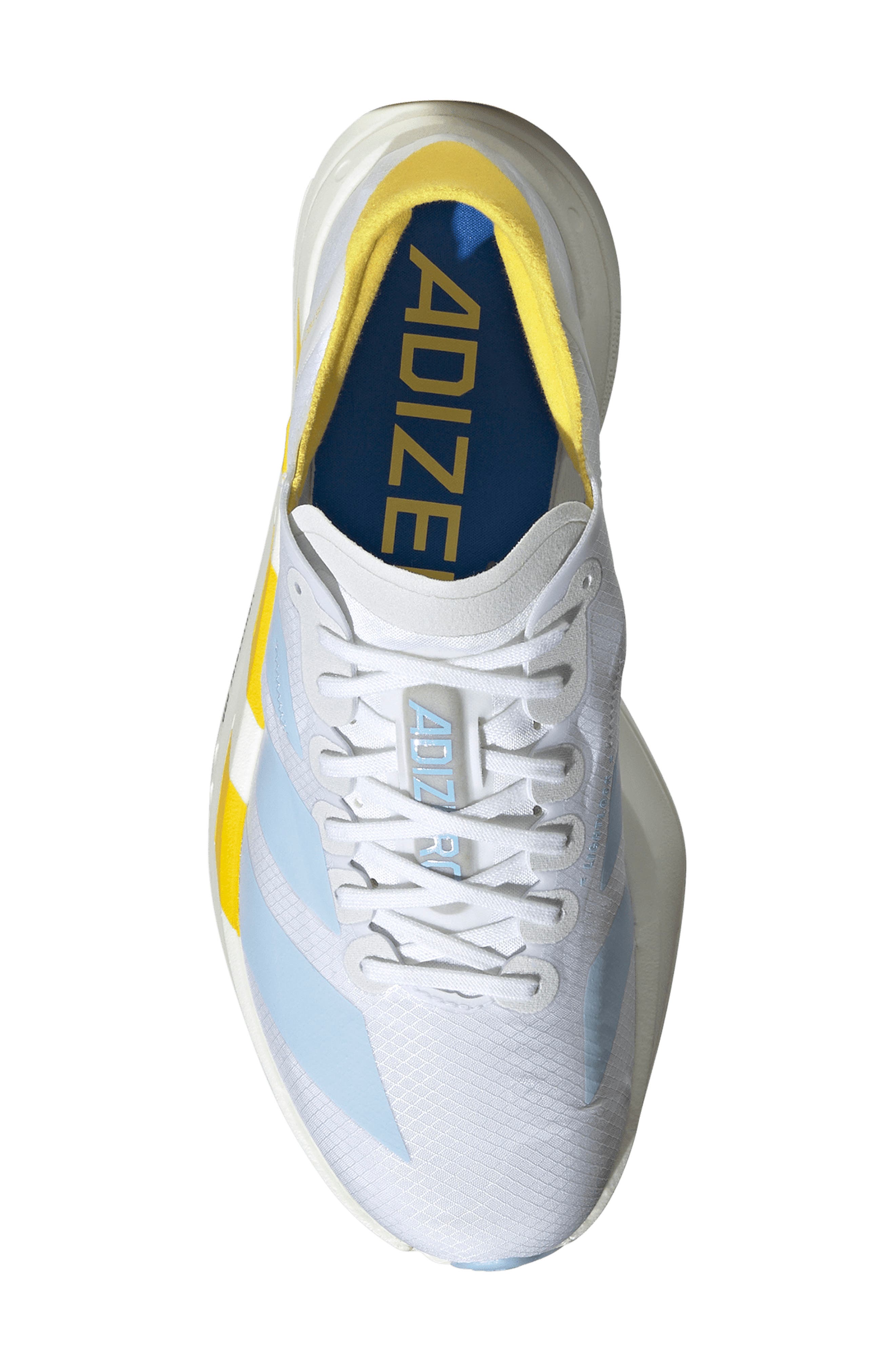 Adizero Adios Pro 4 Running Shoe, Alternate, color, FTWR WHITE
