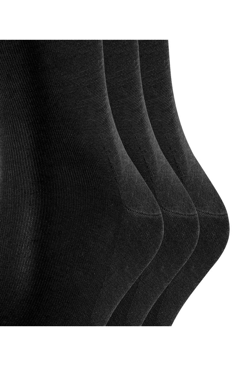 Falke Tiago Cotton Dress Socks, Alternate, color, Black
