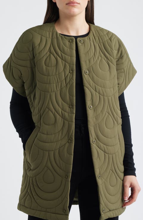 Blossom Short Sleeve Quilted Cape
