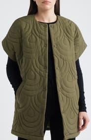 Ilse Jacobsen Blossom Short Sleeve Quilted Cape