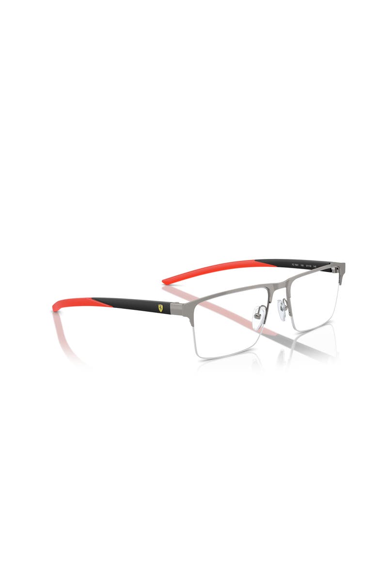 Scuderia Ferrari 55mm Rectangle optical glasses, Alternate, color, Grey