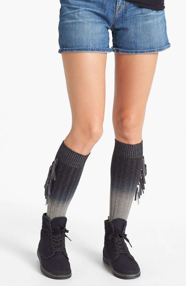 Stance 'Stevie Fringe' Knee Socks, Main, color, 