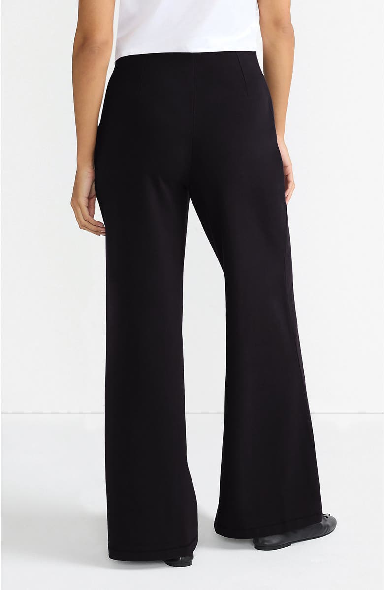 Lands' End Starfish High Rise Palazzo Pants, Alternate, color, Black