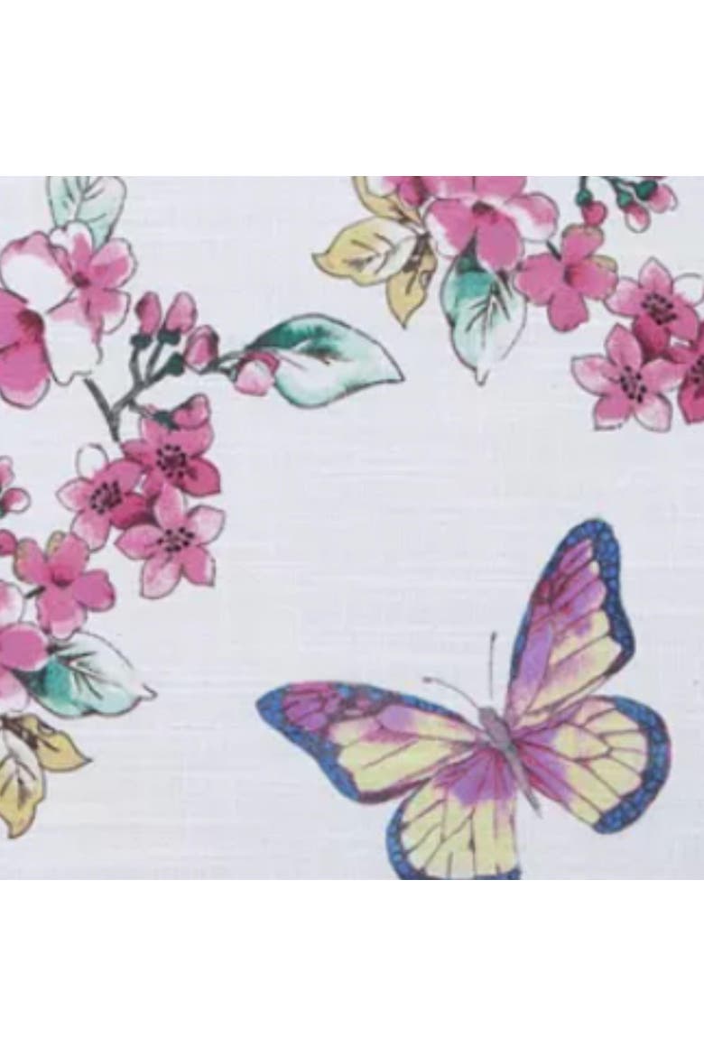 Butterfly Meadow Floral Tablecloth, Alternate, color, Multicolor