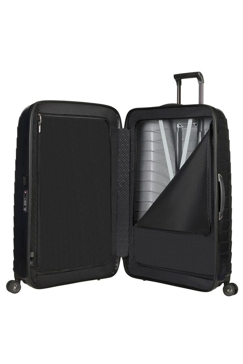 Proxis Hardside 30" X-Large Checked Spinner Luggage, Alternate, color, Black