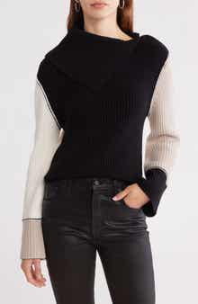 Simkhai Flores Colorblock Sweater