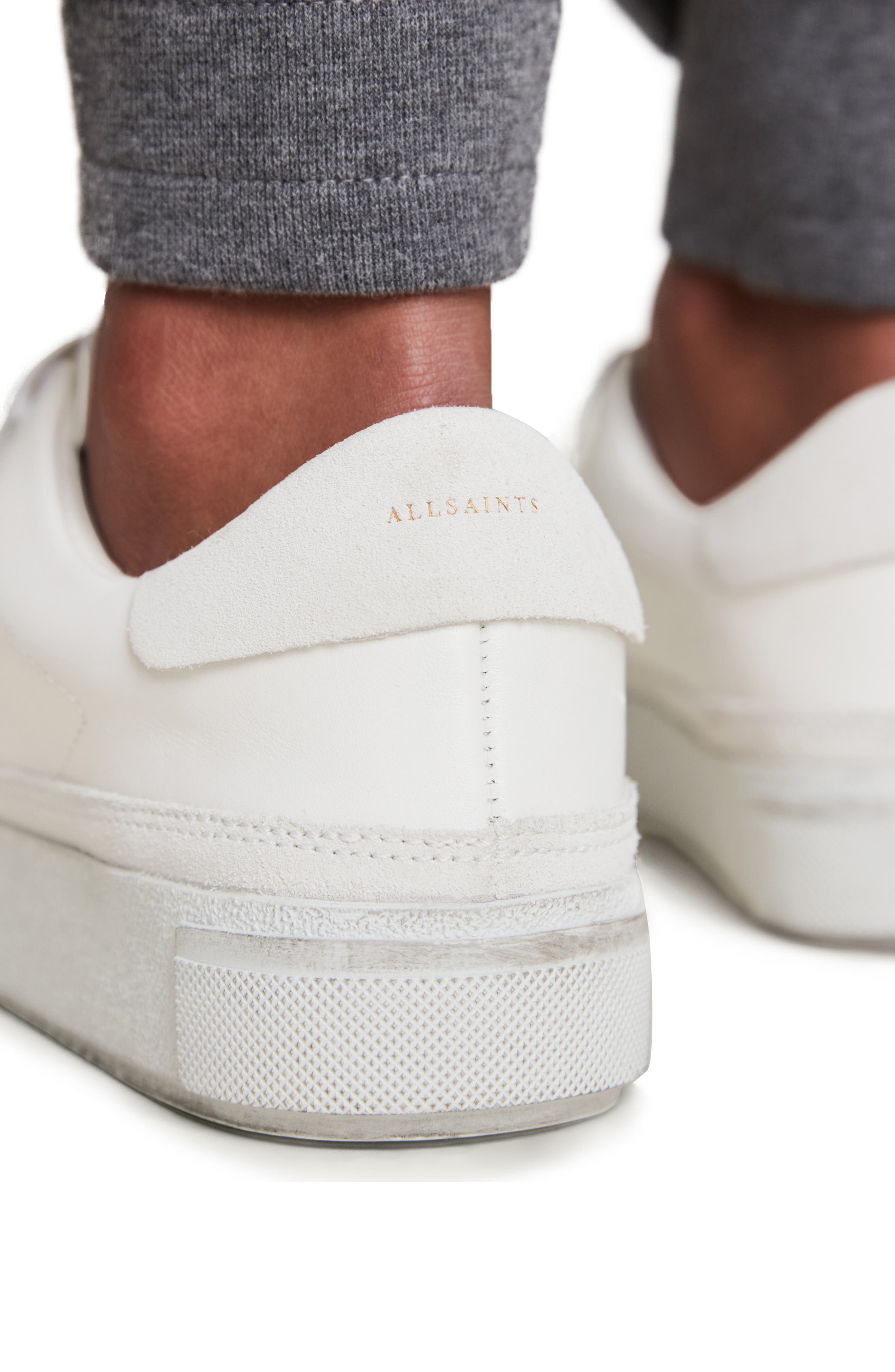 AllSaints Trish Platform Sneaker, Alternate, color, White