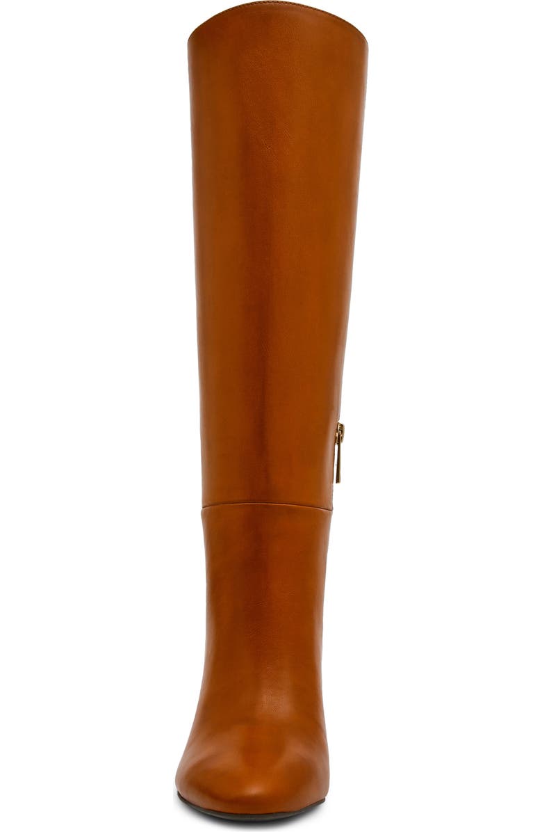 Anne Klein Arcadia Knee High Boot, Alternate, color, Cognac Smooth