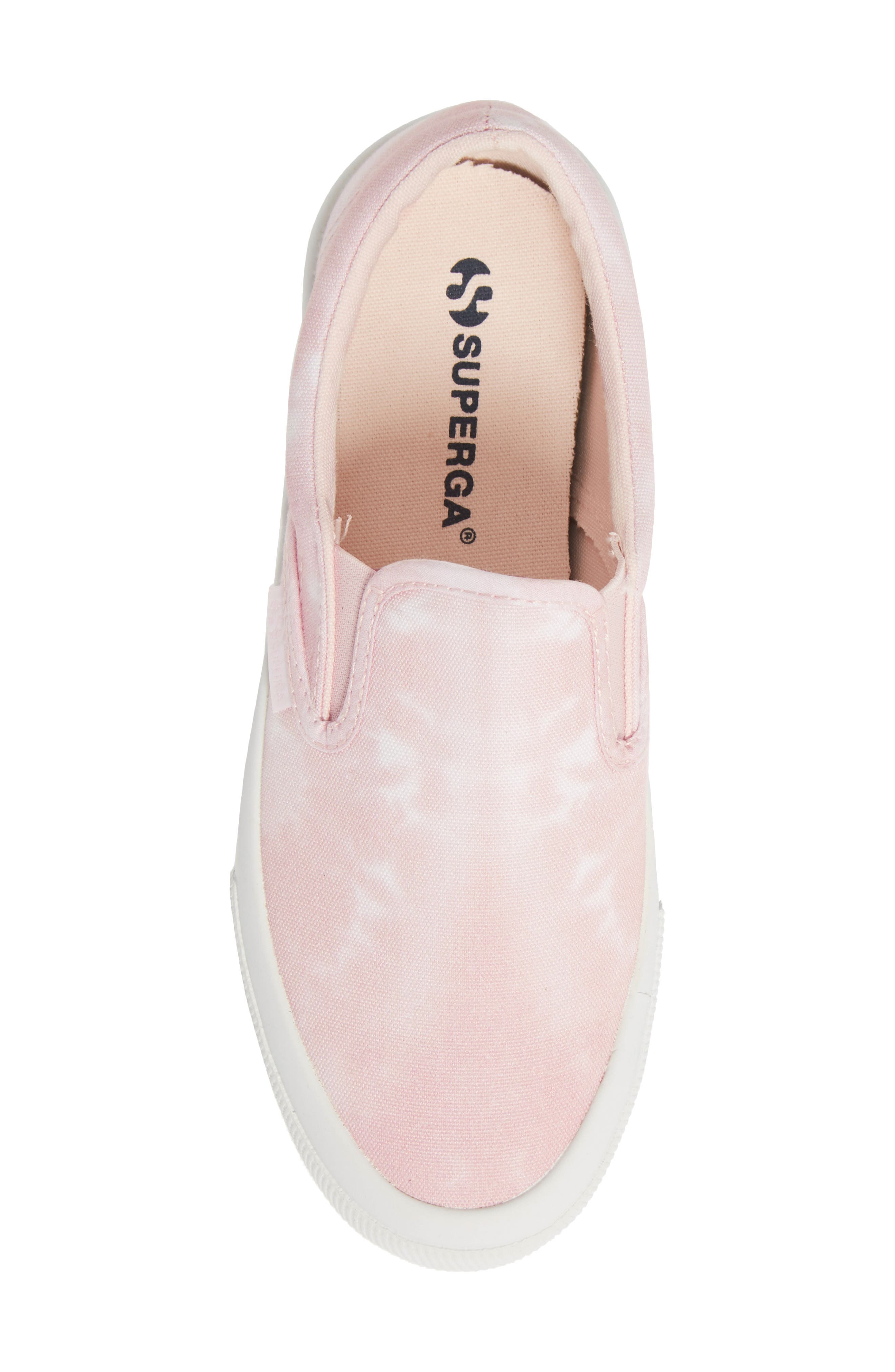 2306 Fancotw Slip-On Platform Sneaker, Alternate, color, LIGHT PINK TIEDYE