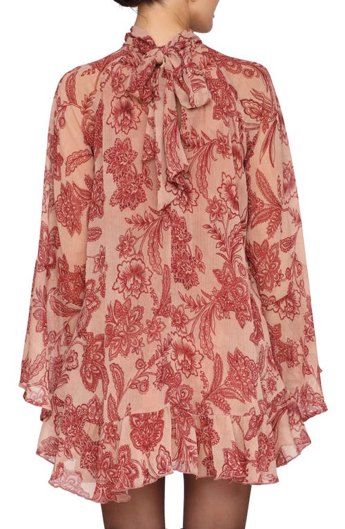 Avec Les Filles Ruffle Tiered Dress In Multi
