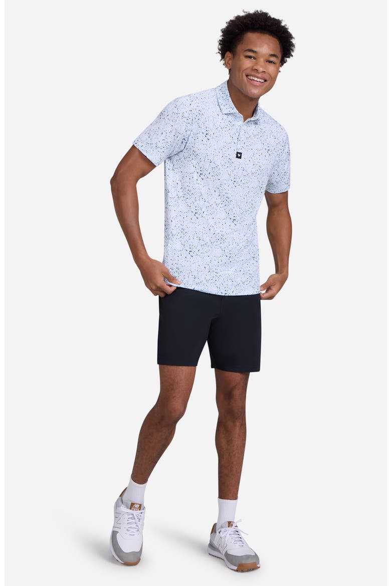 Core Spatter Print Performance Golf Polo, Alternate, color, PAINT SPLATTER  NAVY