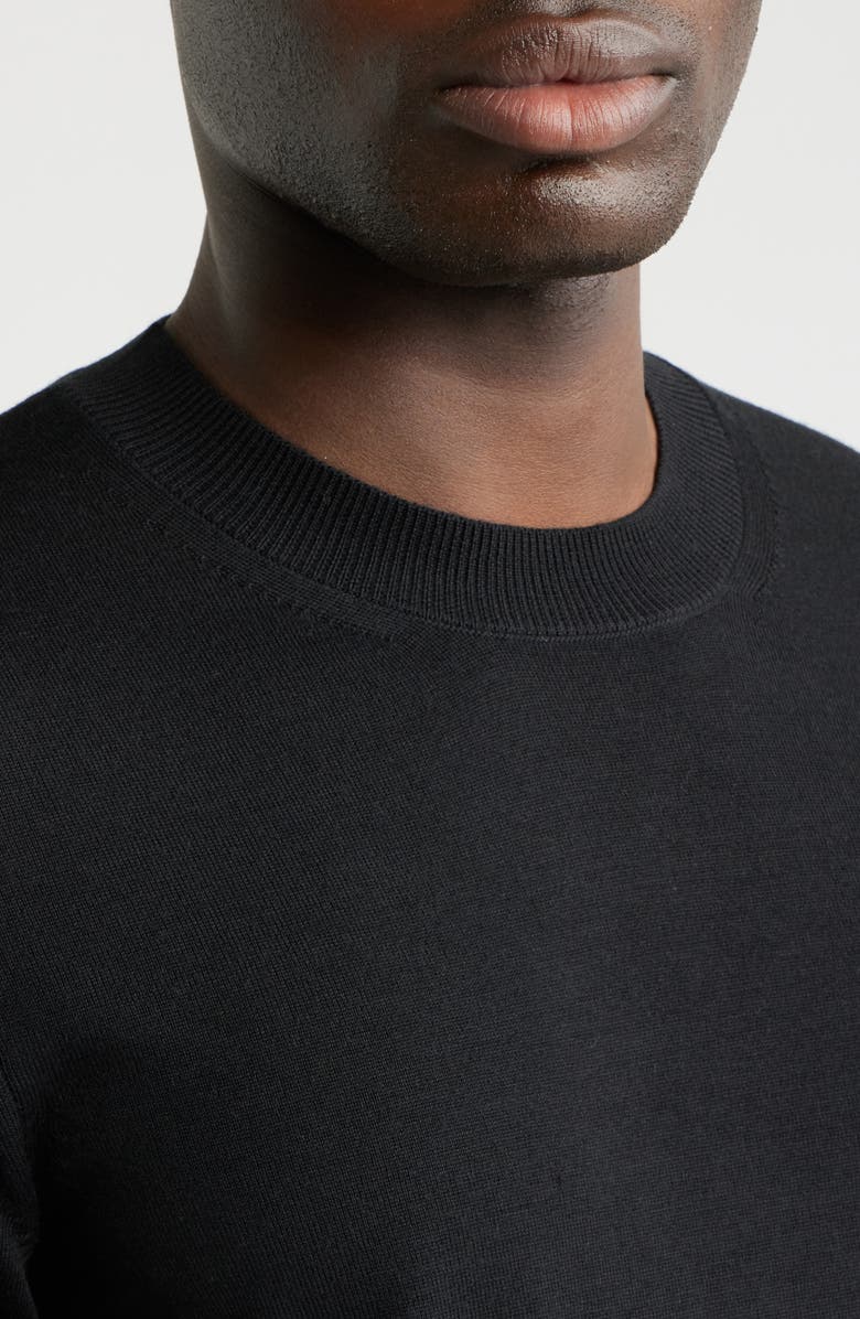 BOSS Umauro Wool Knit T-Shirt, Alternate, color, Black