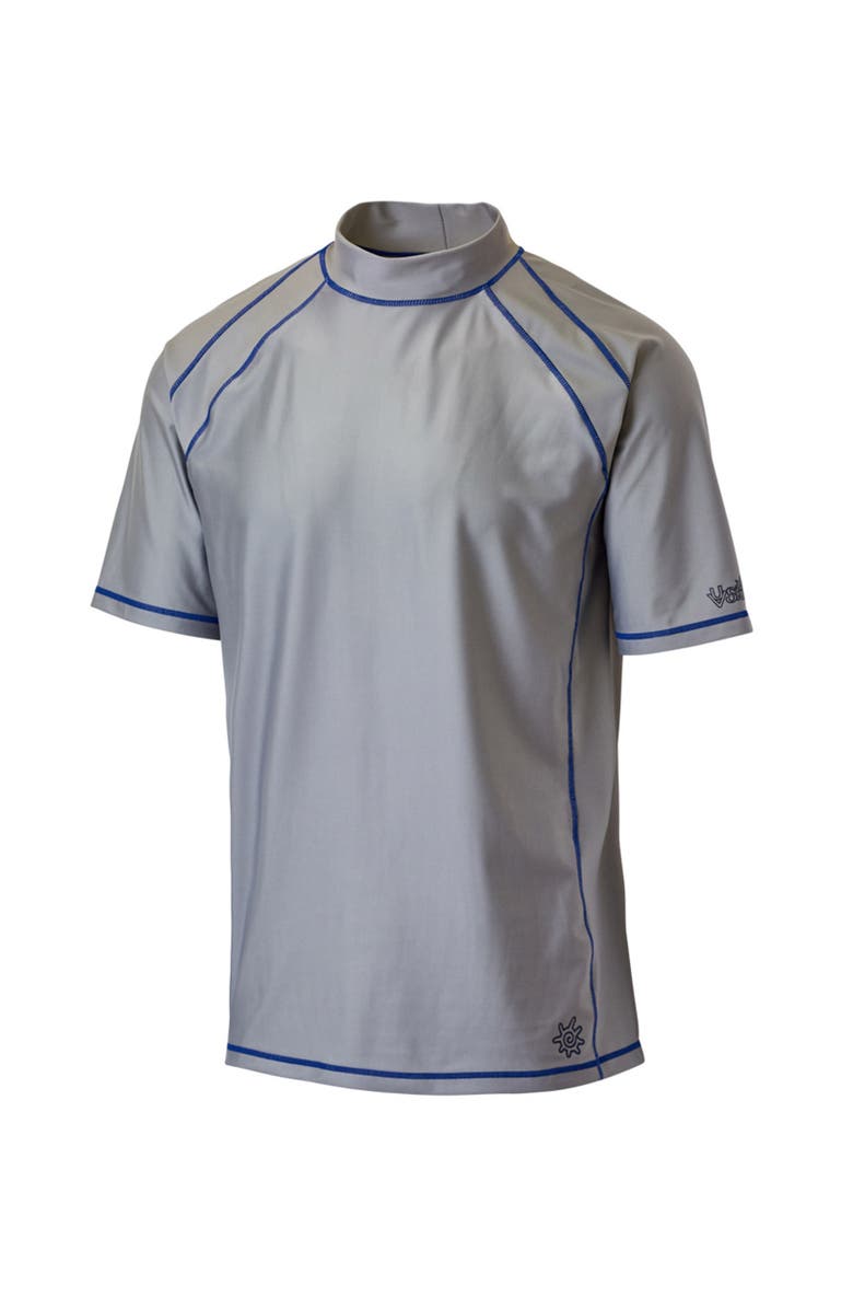 UV Skinz Short Sleeve Active Sun & Swim Shirt, Alternate, color, Grey