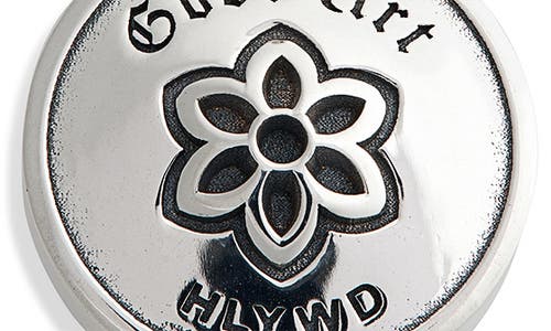 Good Art Hlywd Medium Lotus Pendant In Silver