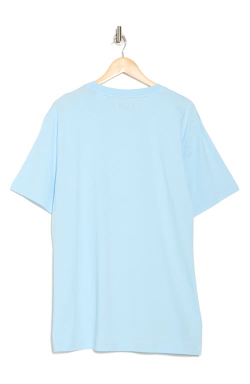 Original Penguin Earl Tipped Pocket T-shirt In Crystal Blue