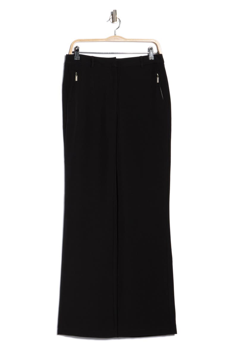 Rebecca High Waist Straight Leg Pants, Alternate, color, BLACK