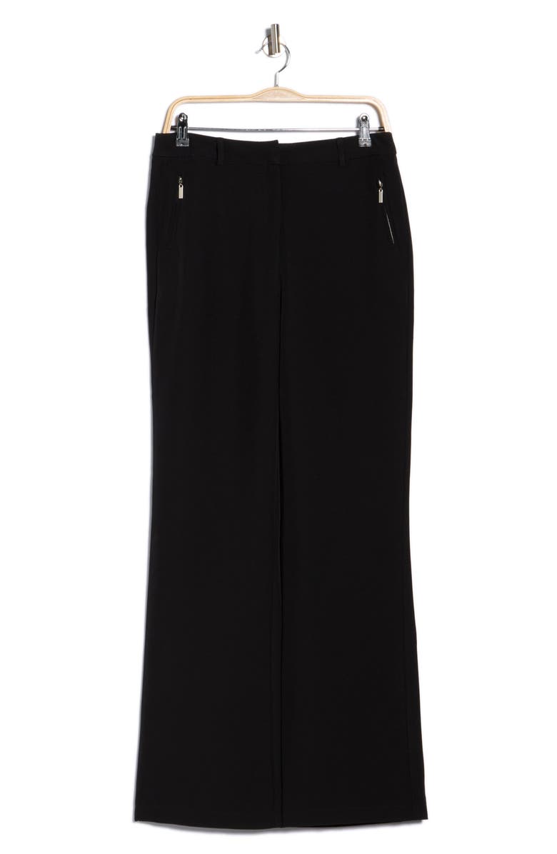 BY DESIGN Rebecca High Waist Straight Leg Pants, Alternate, color, Black