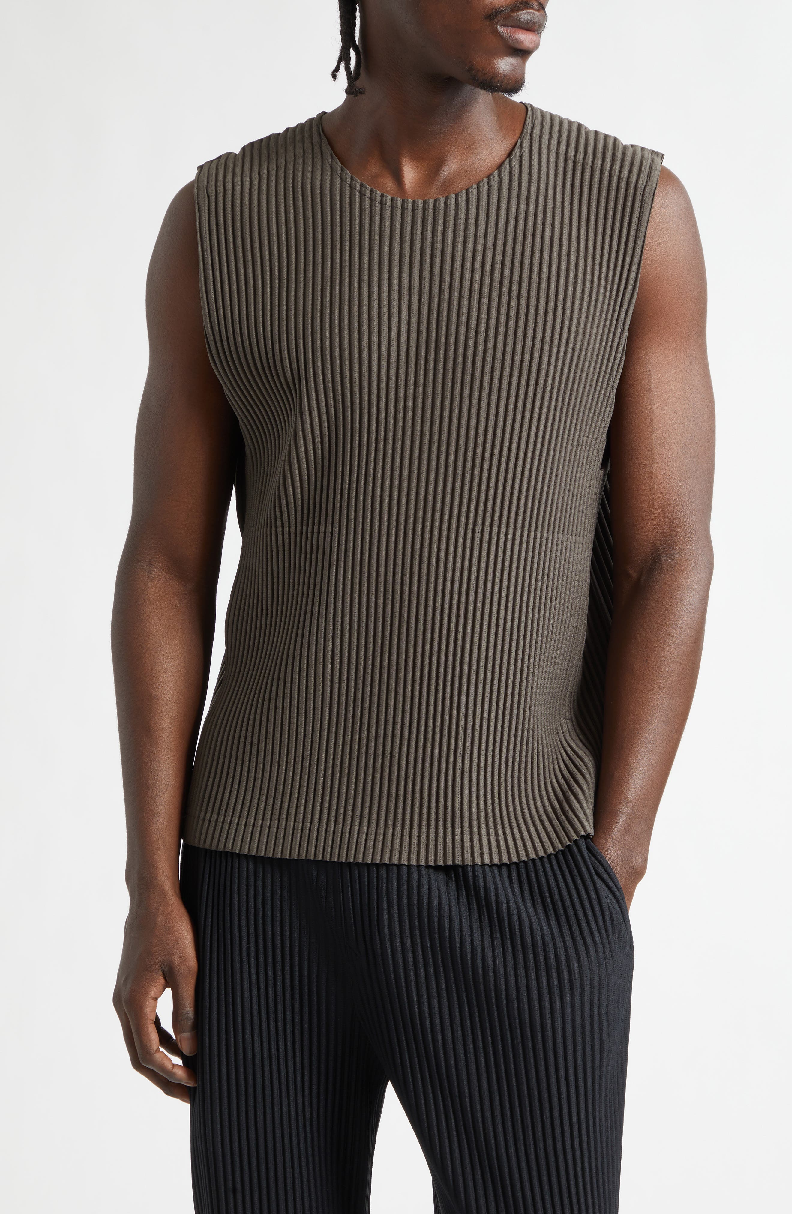 Homme Plissé Issey Miyake Stone Cloud Pleated Top | Nordstrom