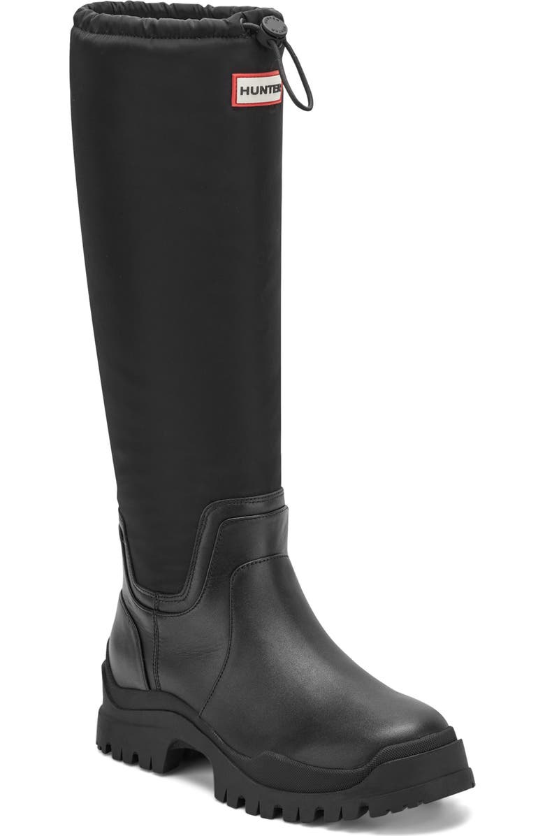 Hunter Wendy Rain Boot, Main, color, Black/Black
