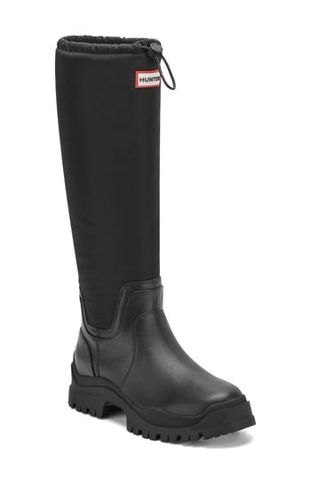 Hunter Wendy Rain Boot In Black