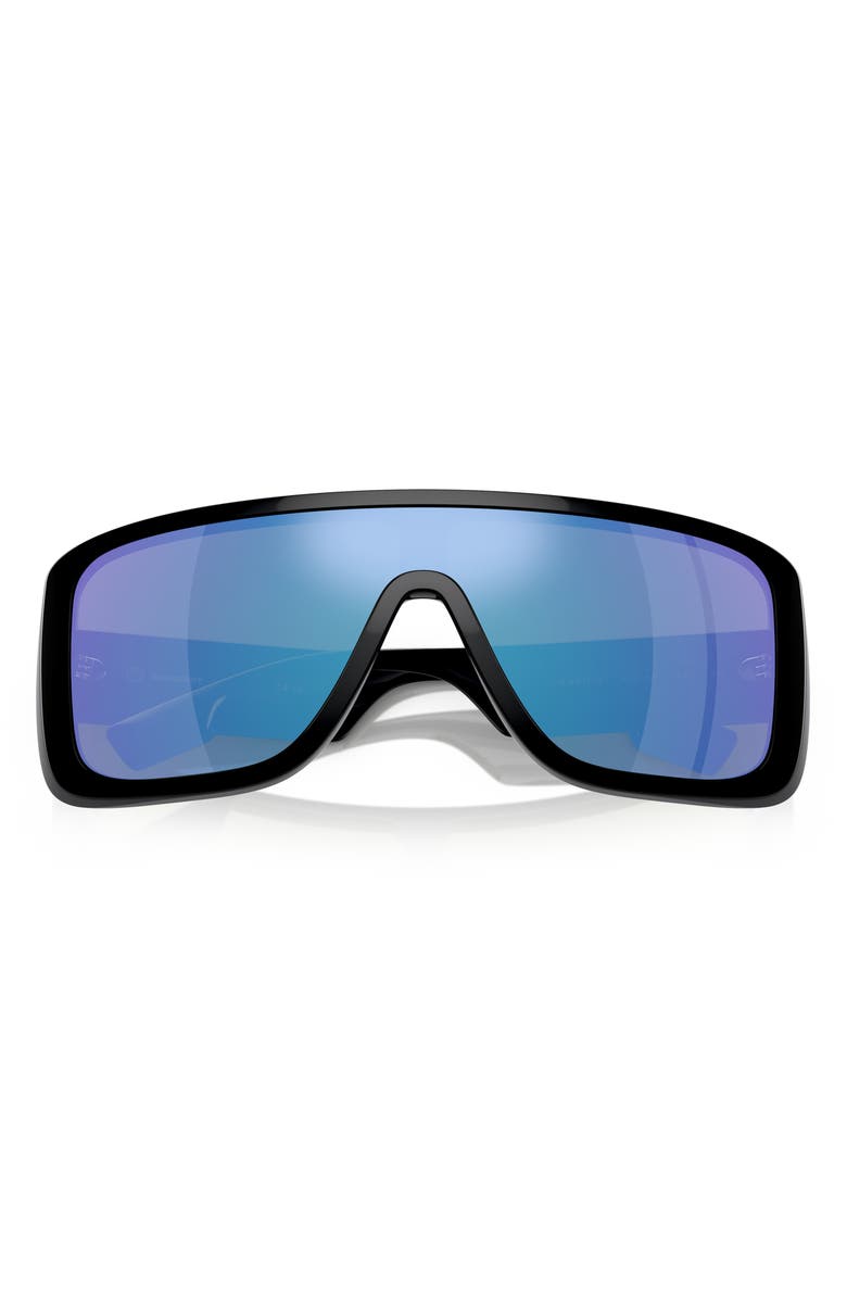 Burberry 30mm Mirrored Rectangular Sunglasses, Alternate, color,