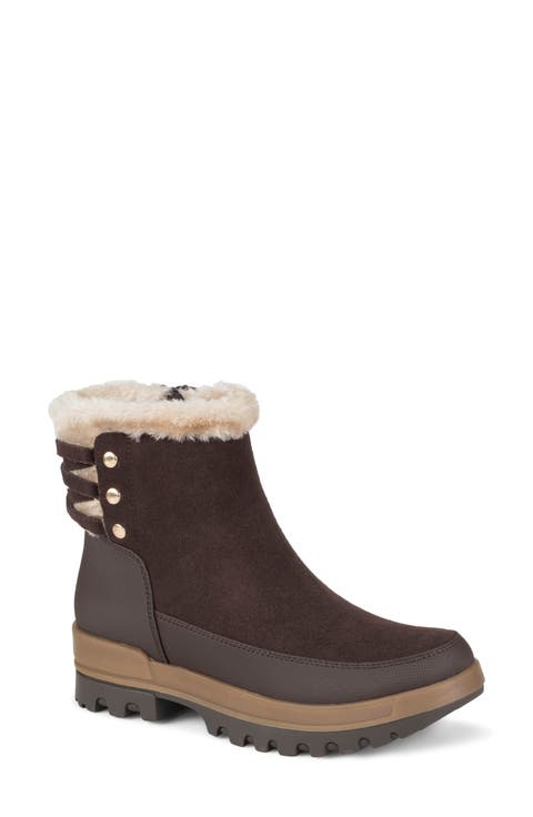 Nalana Leather Cold Weather Boot