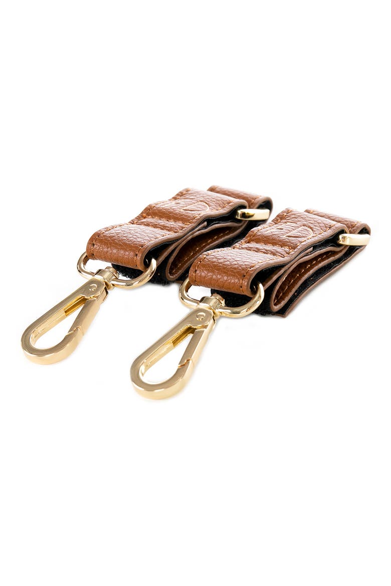 The Stroller Hooks, Alternate, color, BROWN