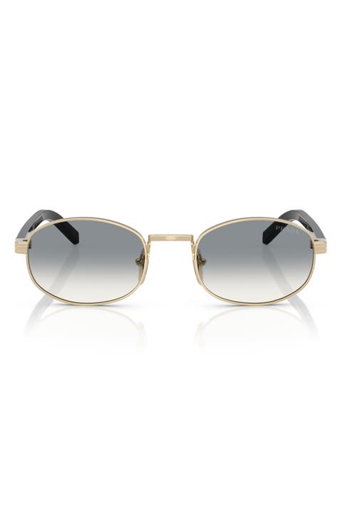 52mm Oval Sunglasses