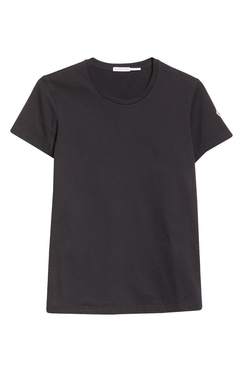 Moncler Logo Patch Cotton Jersey T-Shirt, Alternate, color, 