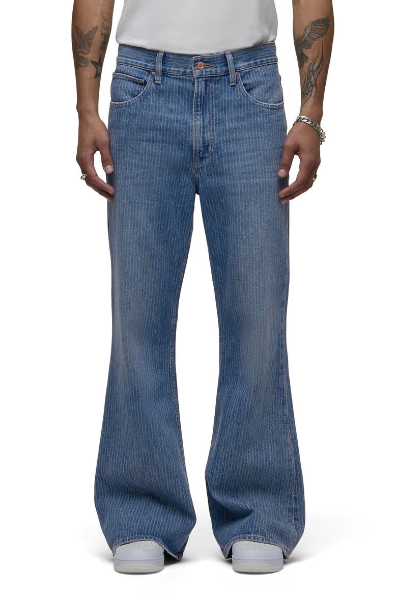 Hendrix Flare Leg Jeans, Main, color, RAIL