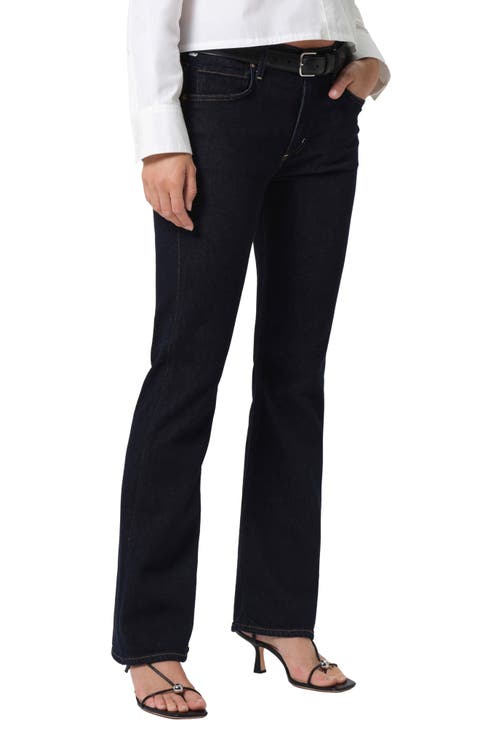 Genova Low Rise Bootcut Jeans (Sennett Dark Indigo)