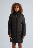 JACK1T Longline Quilted Puffer Coat