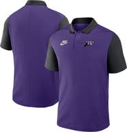 Nike Men's Nike Purple/Black Tampa Bay Rays Cooperstown Collection Color-Block Victory Performance Polo