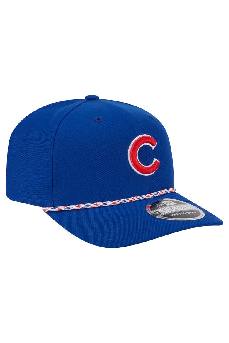 Men's New Era Royal Chicago Cubs Multi-Rope 9SEVENTY Stretch-Snap Hat, Alternate, color, Royal