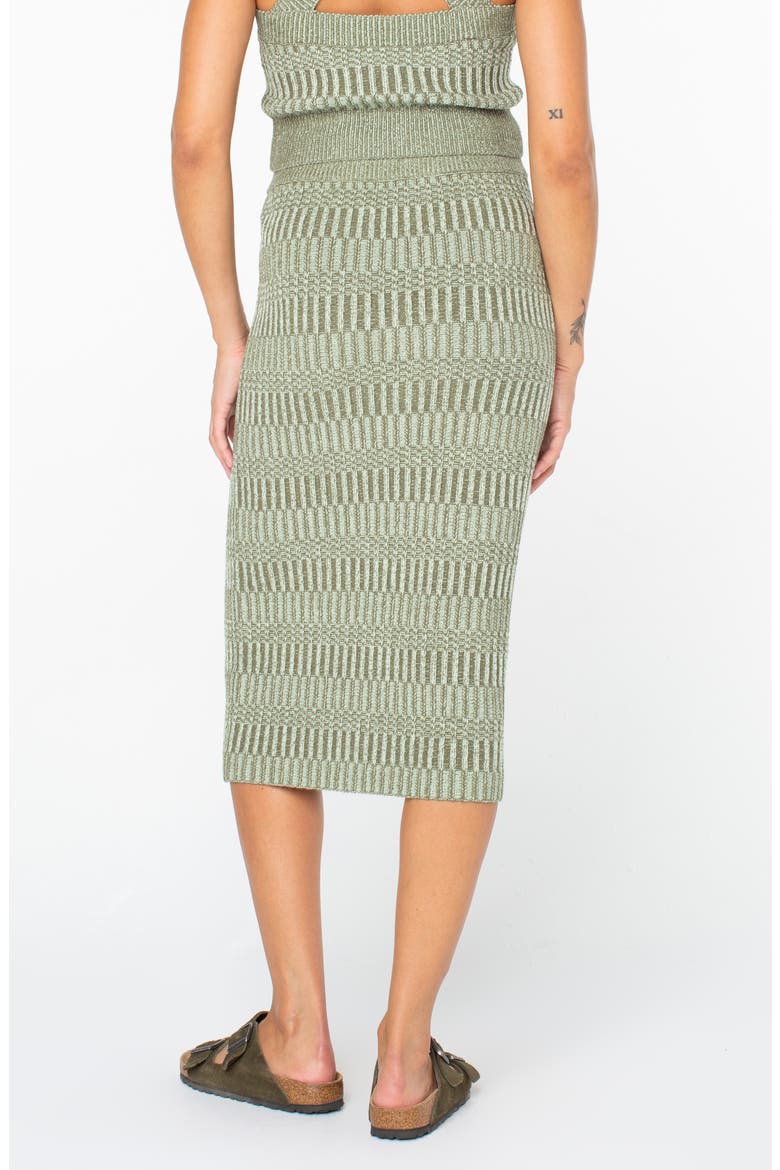 Gemma Midi Pencil Sweater Skirt, Alternate, color, CAMEO GREEN