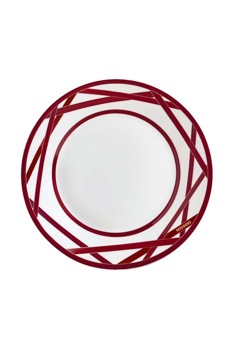 Soup Plate 2 Pcs. Set, Main, color, Bordeaux