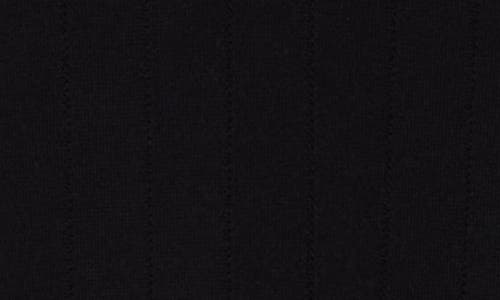 L'agence Felizia Long Sleeve Knit Dress In Black