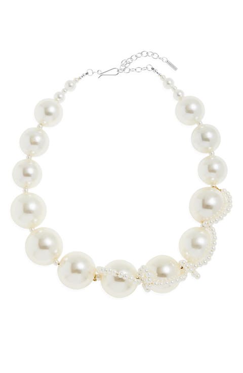 Faux Pearl Necklace