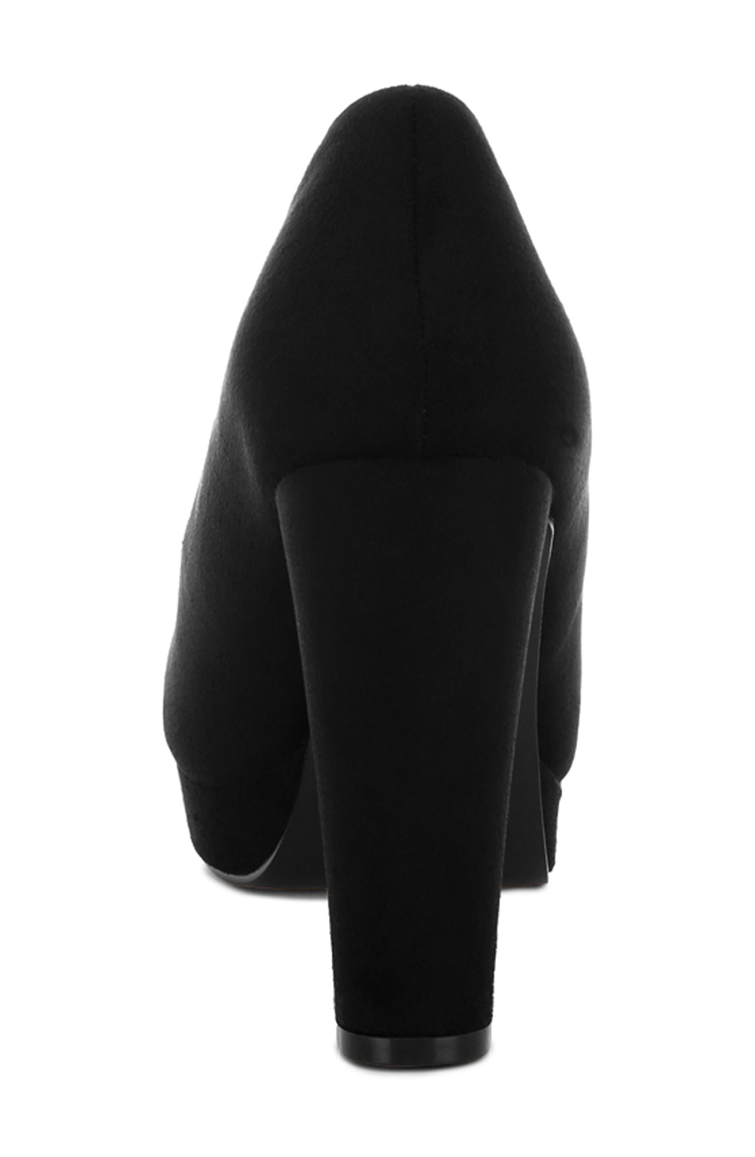 LONDON RAG Olanta Platform Pump, Alternate, color, Black