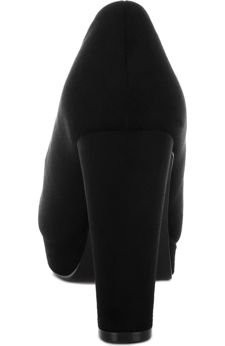 LONDON RAG Olanta Platform Pump, Alternate, color, Black