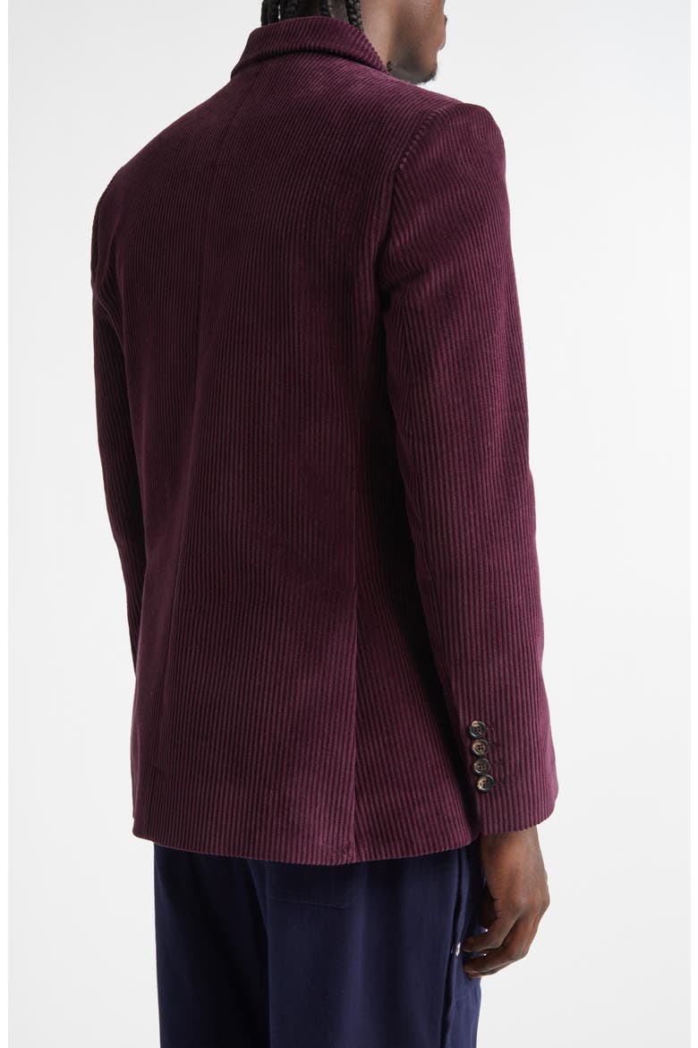 Corduroy Suit Jacket, Alternate, color, DARK PURPLE