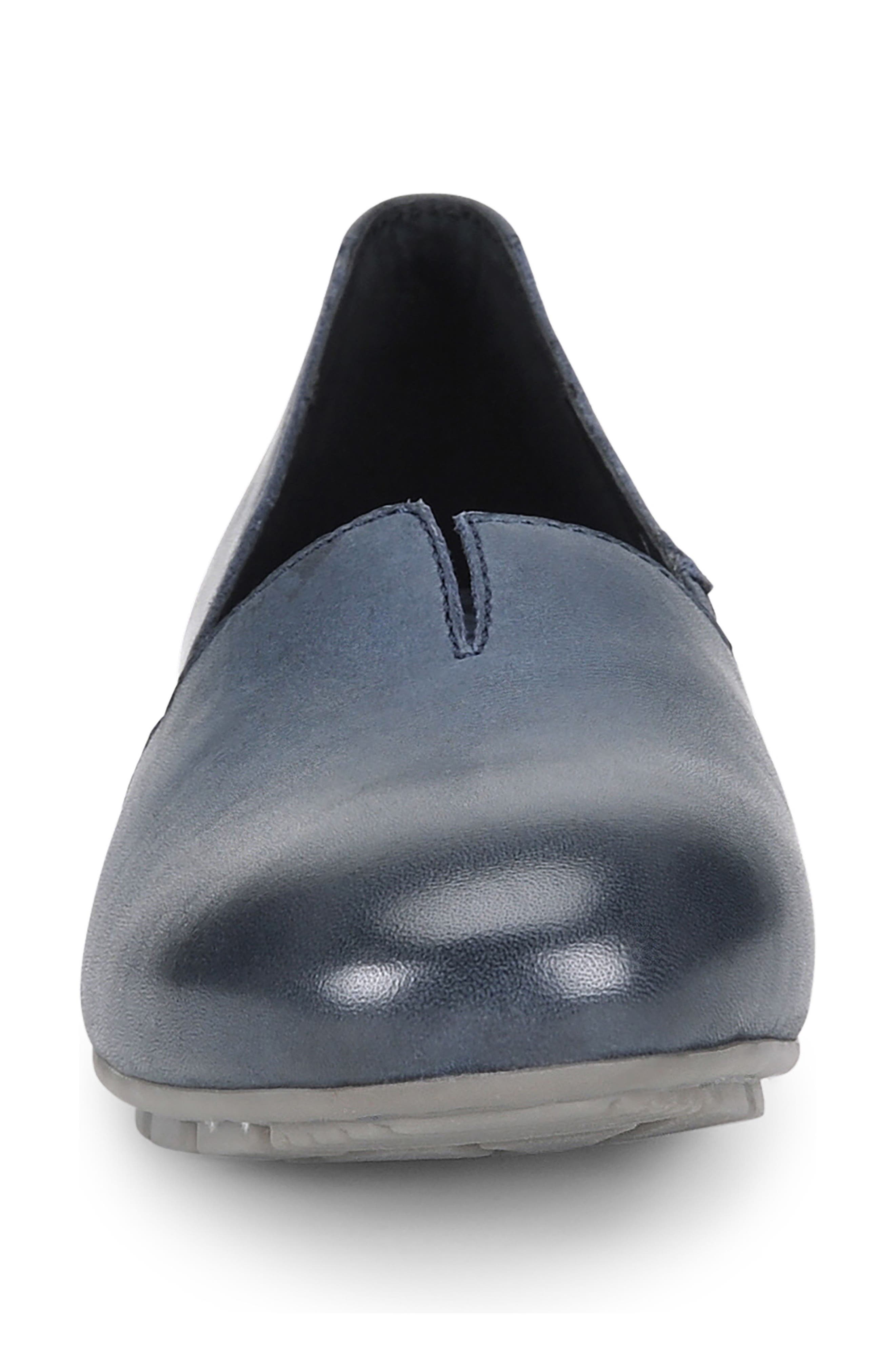 Børn 'Sebra' Flat, Alternate, color, Navy Leather