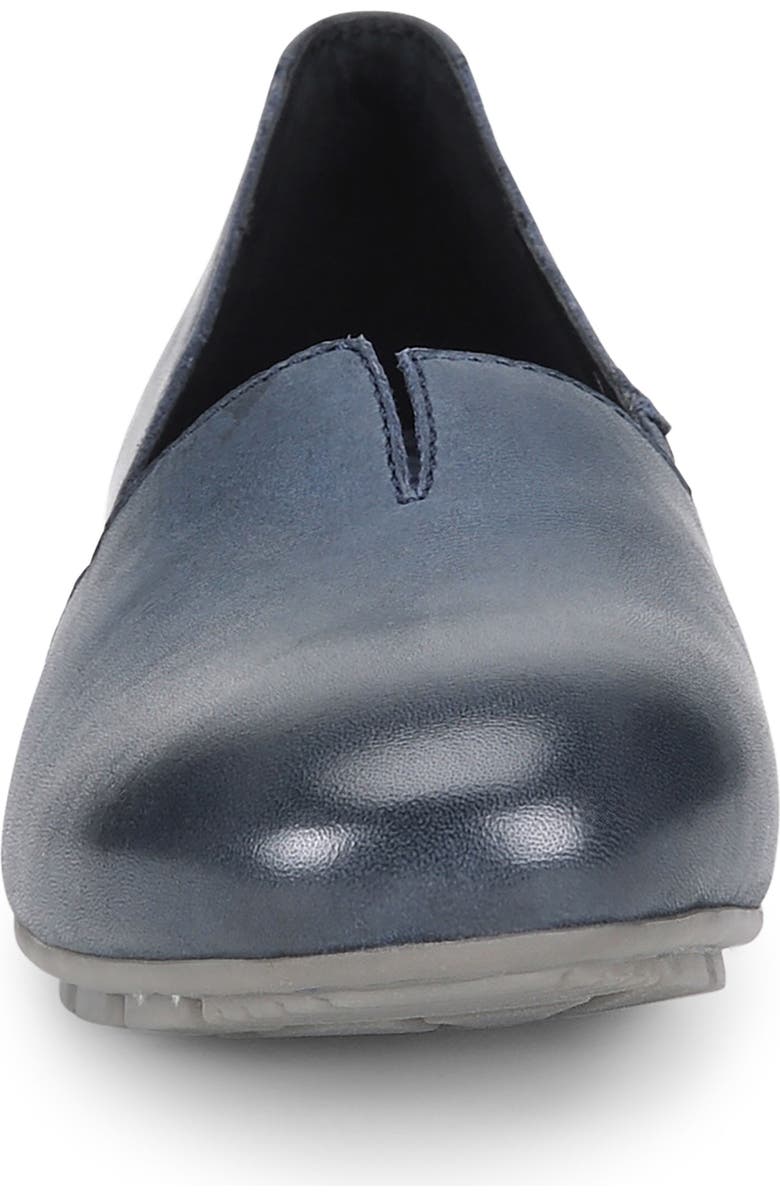 Børn 'Sebra' Flat, Alternate, color, Navy Leather
