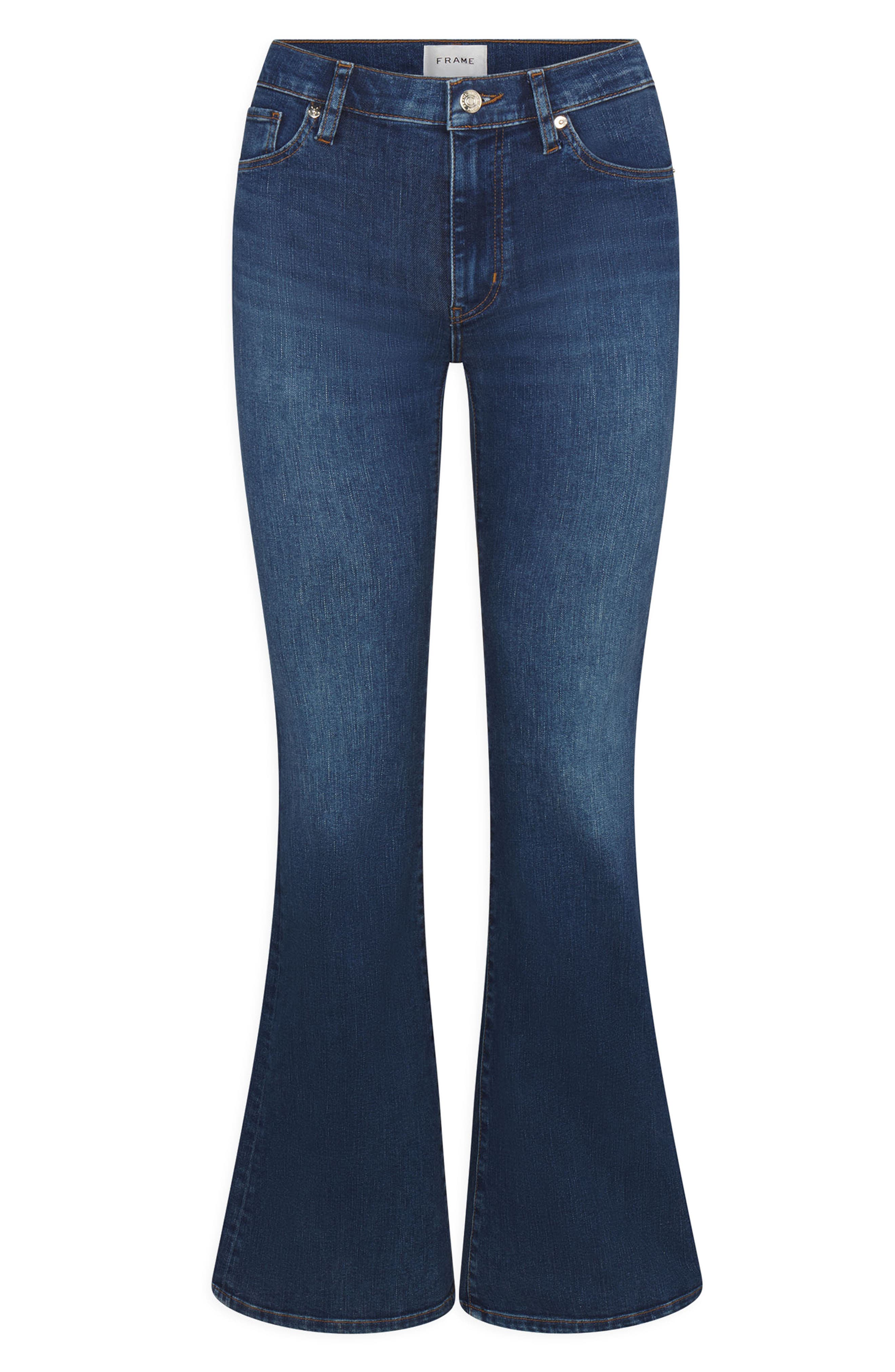 Frame The Icon Flare Jeans In Solace