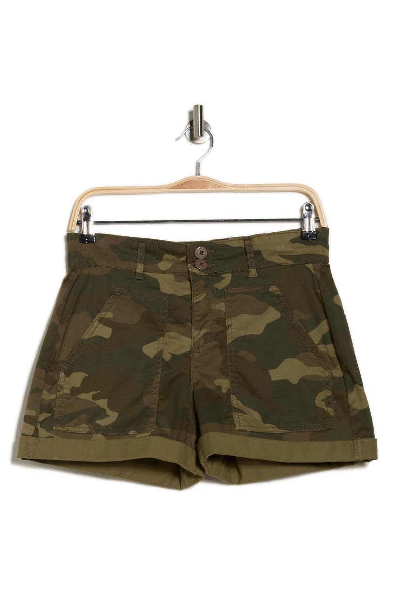 Sanctuary Rio Cuffed Shorts, Alternate, color, Renew Camo