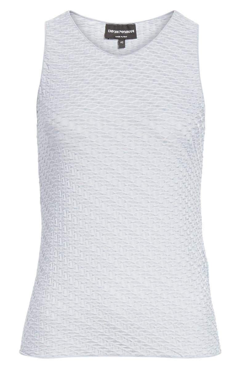 Emporio Armani Jacquard Jersey Tank, Alternate, color,