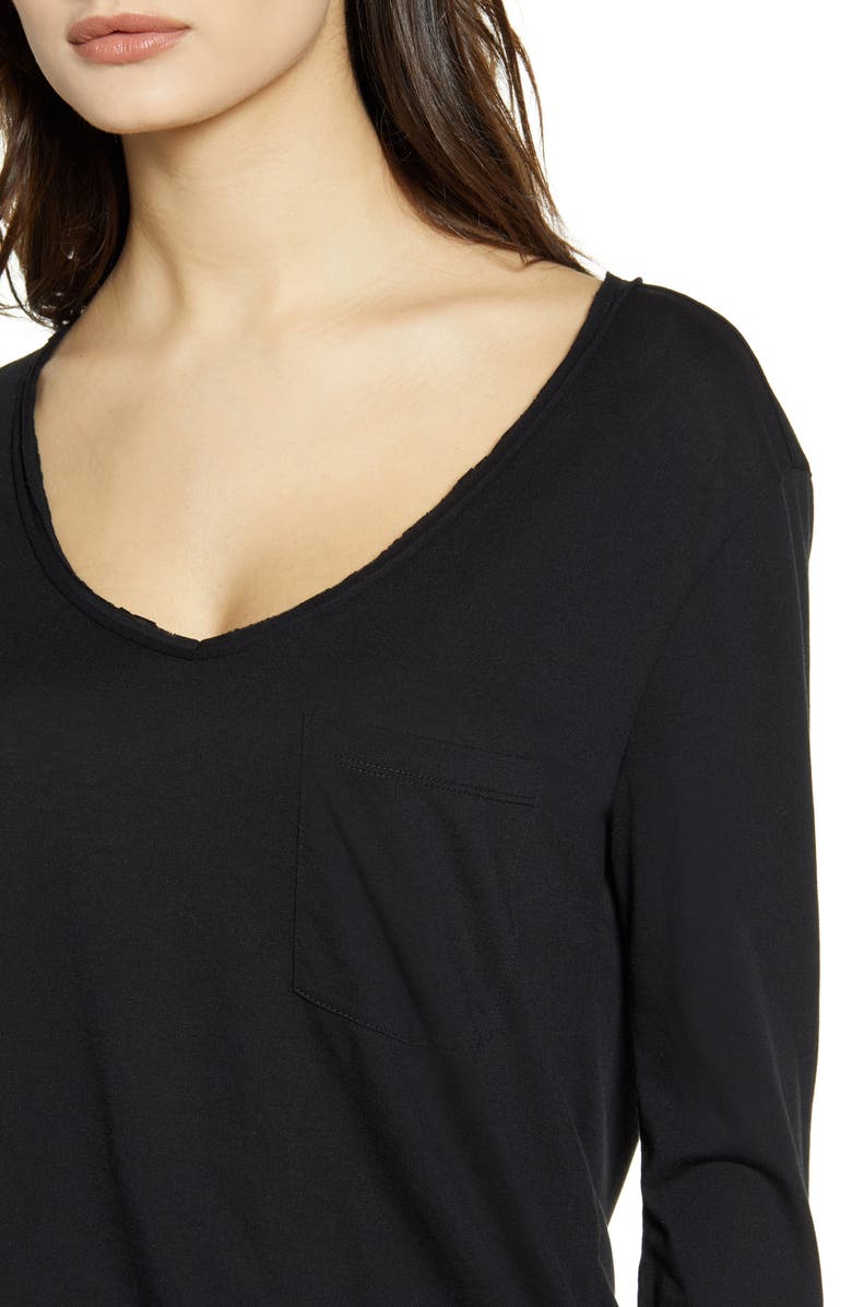 BP. Raw Edge Pocket Tee, Alternate, color,