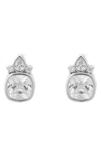 Mixed Cubic Zirconia Stud Earrings